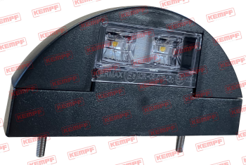 Preview: 128094 Kempf Kennzeichenleuchte LED weiß Ermax, 1200 mm Kabel, Super Seal